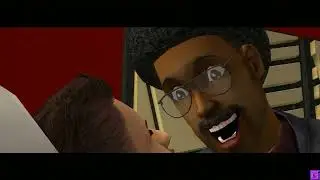 🎮🌈 INTERRACIAL GAY COUPLE CUDDLE, MAKEOUT, & WOOHOO CLOTHED ON BED CUTSCENE | Sims 2 🌈🎮