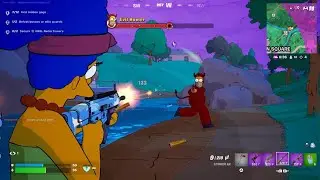 Fighting EVIL HOMER For The First Time - Fortnite Simpsons MS2