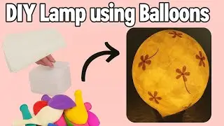DIY Balloon Lamp | Easy Tissue Paper Lamp Idea | Home Decor Craft😳😍😍🎈🎈