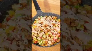 Ganze Pfanne nur 750 Kcal #abnehmen #di&auml;t #highprotein