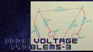 NODE ANALYSIS  PART-3🔌💡🔌 CRAMER'S RULE 🔌💡🔌💡🔌💡#CIRCUITS#EEE#PROBLEMS IN NODE VOLTAGE 🔌💡🔌💡#TNEB TRB