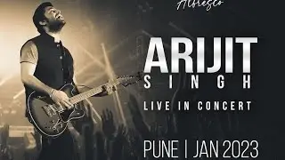 Jhoome jo Pathaan by Arijit Singh in live concert Pune #themills #pune #arijitsinghliveinconcert