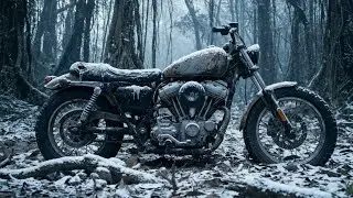 ASMR Bike Restoration | Harley-Davidson Sportster 883 in Snow | Abandoned to Like New.
