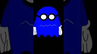 The Always Blue Ghost (Pac-Man Parody) #shorts