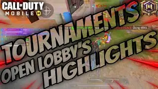 CODM BR TOURNAMENTS AND OPEN LOBBY'S INTENSE CLIPS | CODMOBILE BR TOURNAMENT HIGHLIGHTS | INDIA