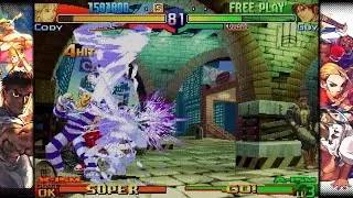 Street Fighter Alpha 3 Cody X-ism Long Play, Max Difficulty, No Losses + ENDING!!!!!