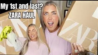 ZARA TRY ON HAUL | MY FIRST AND LAST? ZARA HAUL | HOTMESS MOMMA VLOGS