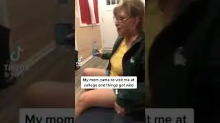 Mom gets drunk with collage daughters and slips in her own throw up 🤮 #fypシ #foryou #funny #viral#1