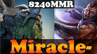 Dota 2 - Patch 6.86 : Miracle- 8240MMR Plays Tiny and Anti-Mage - Ranked Match Gameplay
