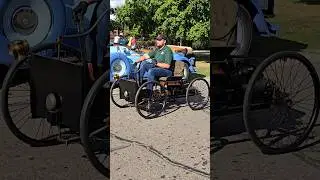Henry Ford's 1896 Quadricycle Replica Drive By Engine Sound Old Car Festival Greenfield Village 2025