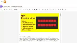Electro Drum aia file for Thunkable Free