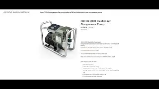 Hill EC 3000 Portable Air Compressor