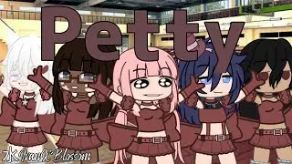 Petty Squad || Gacha Music Video || (White hair girl made by tinybutscary)(credits to her!)