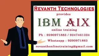IBM AIX Online Tutorial, IBM AIX Online Training From India, IBM AIX Training for Beginners, IBM AIX