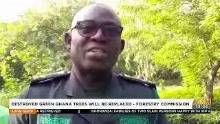 Destroyed Green Ghana trees will be replaced &ndash; Forestry Commission &ndash; Adom TV News (26-5-22)