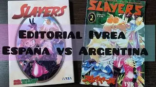 SLAYERS MANGA |Editorial Ivrea Argentina vs España