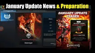 Darkness Rises January Update News & Preparation