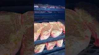 Christmas Party Time! Catering Ribeye Steaks! #reels #beef #steaks #cooking #fun