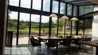Silent Gliss Electric Roller Blinds designed, programmed and installed by Beechwood Interiors