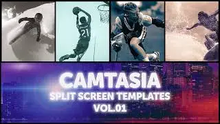New! Split Screen Templates for Camtasia