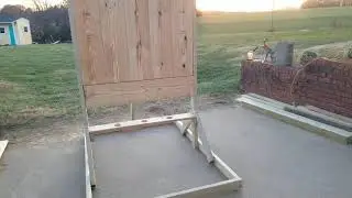 Axe throwing target build.