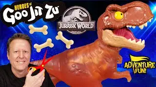 What&rsquo;s Inside Heroes of Goo Jit Zu Jurassic World Dinosaurs Supagoo T-Rex Adventure Fun Toy review!