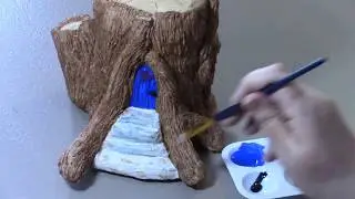 Tree Stump Fairy House | Woodland Village