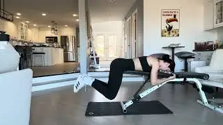 Bench Glute Kickbacks