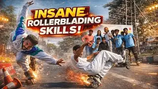 Public Reaction on Crazy Rollerblading Skills 😱 | Street Skaters
