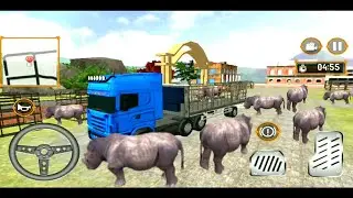 Wild Animals Transport Truck - Animals Game - Android Gameplay #11
