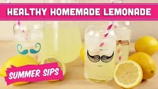 Healthy Homemade Lemonade! Summer Sips In Sixty Seconds - Mind Over Munch