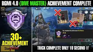 Trick Complete (Dive Master) Achievement Only 10 Second😲 No Need Crate Open❌ No Need Photo Click❌