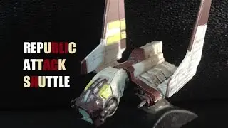 Star Wars Titanium Republic Attack Shuttle