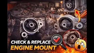 Car Engine mounts | Vehicle Engine Mount sinhala | how to check & replace Engine Mount