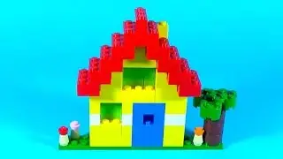 How To Make Lego HOUSE (Simple) - 10664 LEGO&reg; Bricks and More Creative Tower Tutorial