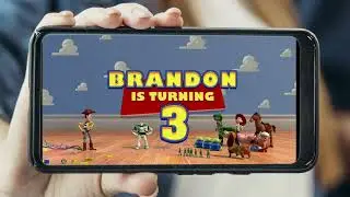 TOY STORY 3 Animated birthday party invitation video