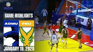 ADMU vs. FEU - January 19, 2020 | Game Highlights | UAAP 82 High School Basketball