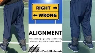 Basketball Shooting System: The Turn/ Aligning Your Shooting Shoulder For Accuracy #trainlikebeasts