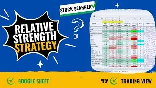 Find Outperforming Stock & Index with Relative Strength ✅ Google Sheet & Trading View