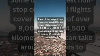 Longest Nonstop Commercial Flight ✈️ #shorts #facts