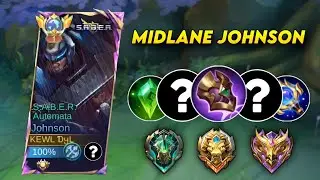HOW TO PLAY MAGE JOHNSON IN MIDLANE LIKE A PRO!? (Johnson Best Build & Emblem 2024) MLBB