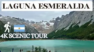 Ushuaia Laguna Esmeralda Hike | 4K Scenic Trekking Tour Argentina