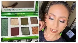BH.COSMETIC EMERALD Palette look.