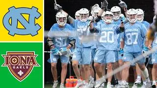 North Carolina vs Iona Highlights | 2026 College Lacrosse | NCAA Lacrosse