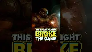 This FLASHLIGHT BROKE the game 🔦💀 #doom3 #flashlight #gamingfunfacts