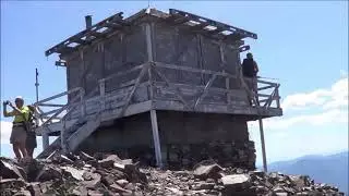 Star Peak Hike, NW Montana, Cabinet Mountains. Old fire lookout.