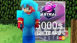 Jugando MINECRAFT HCF pero con una GIFTCARD de $5000 USD! 💰