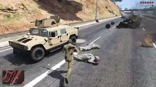 GTA 5 - Trevor's Highway Epic Rampage + Ten Star Escape