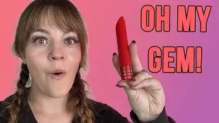 Sex Toy Review - Oh My Gem by Blush Desire Tapered Travel-Friendly Power Vibrator Lipstick Vibe