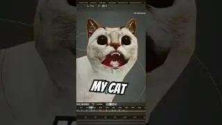 I added my cat to my FPS indie game #gamedev #doom #boomershooter #indiegame #fpsgames